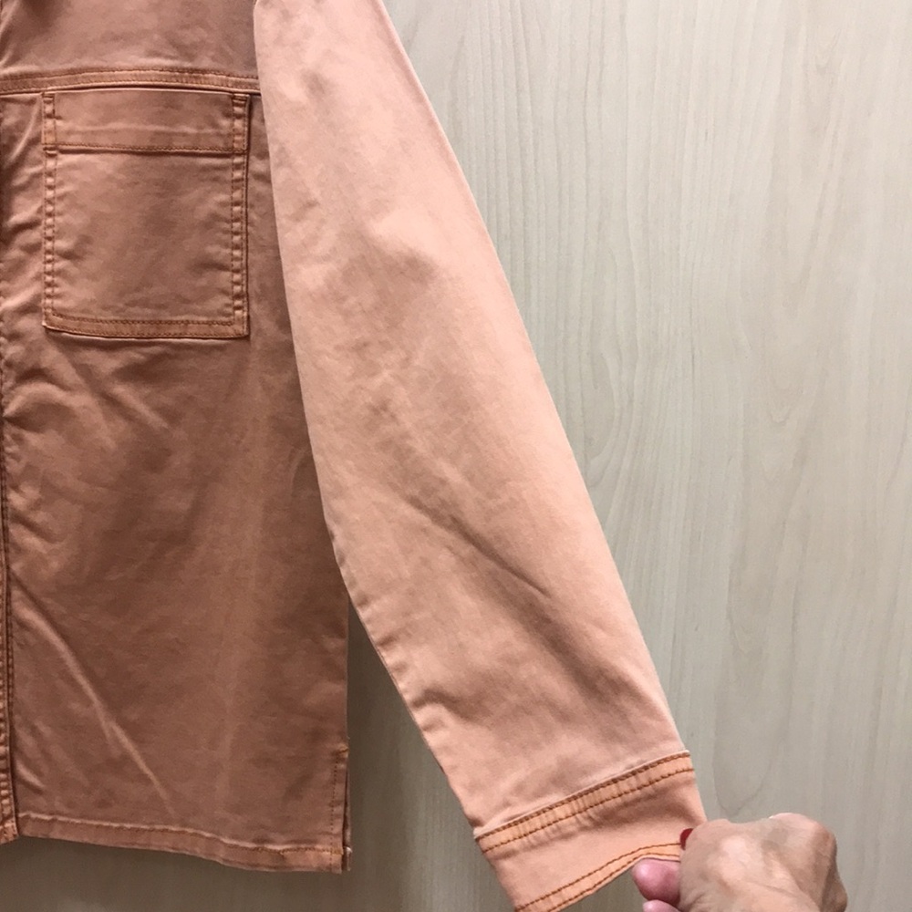 Rust Brown Button-Up Blouse - Picture 4 of 7